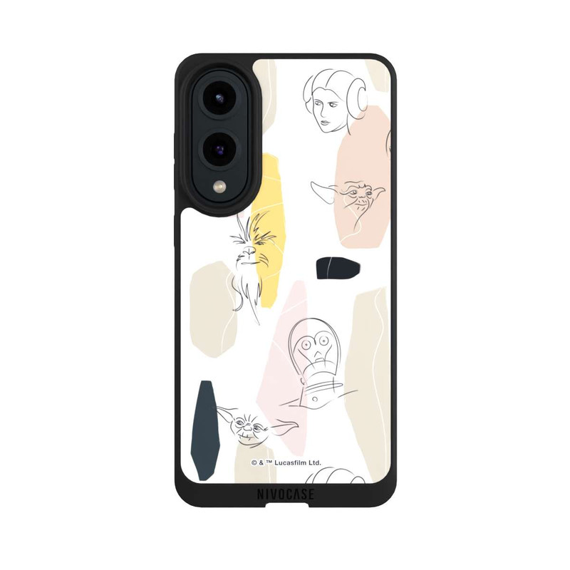 Galaxy S25 Edge NIVOpure Dessin de ligne "Bright Side
