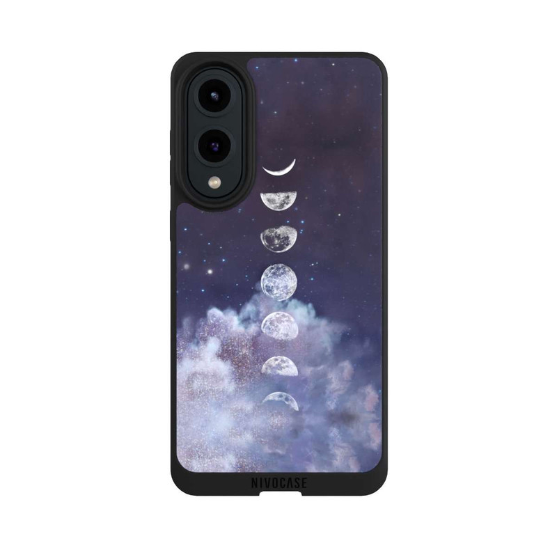 Galaxy S25 Edge NIVOpure Mondphasen auf dem Mond