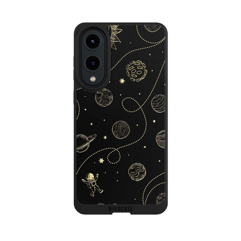 Galaxy S25 Edge NIVOpure Planètes Dorées