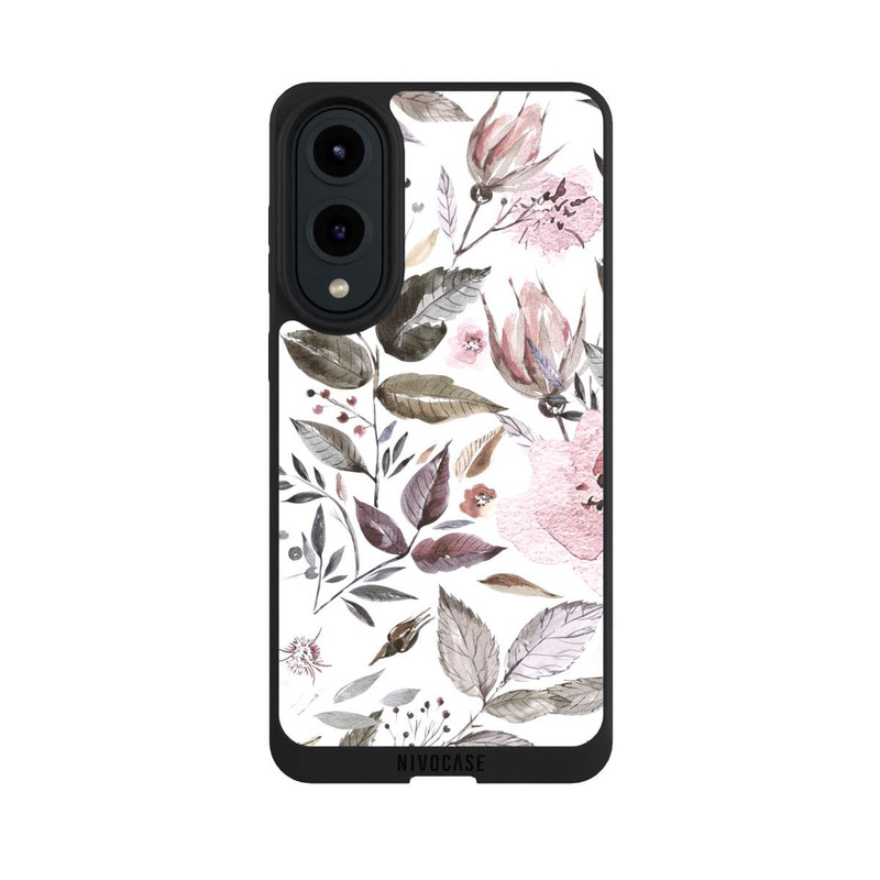 Galaxy S25 Edge NIVOpure Aquarelle Brown Rose Flowers