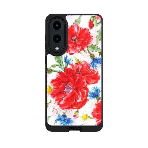 Samsung Galaxy S25 Edge NIVOpure Sommerwiese Kornblumen Mohn