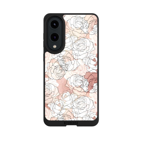 Samsung Galaxy S25 Edge NIVOpure Blühende Rosen Line Art