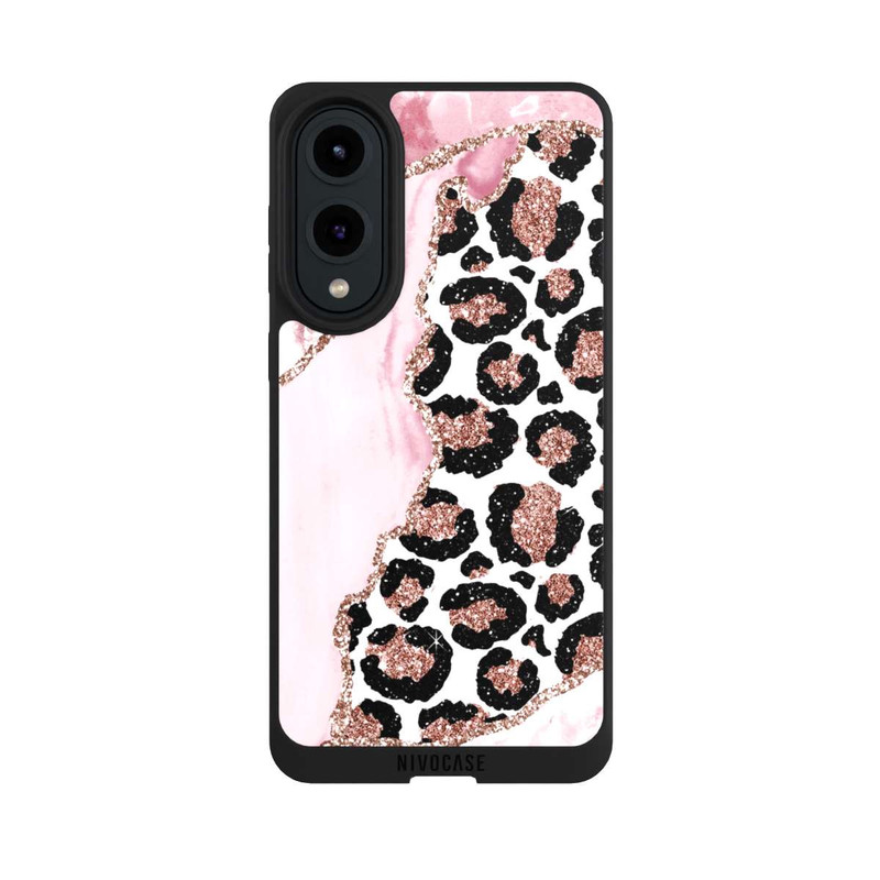 Galaxy S25 Edge NIVOpure Motifs et textures rose lisse