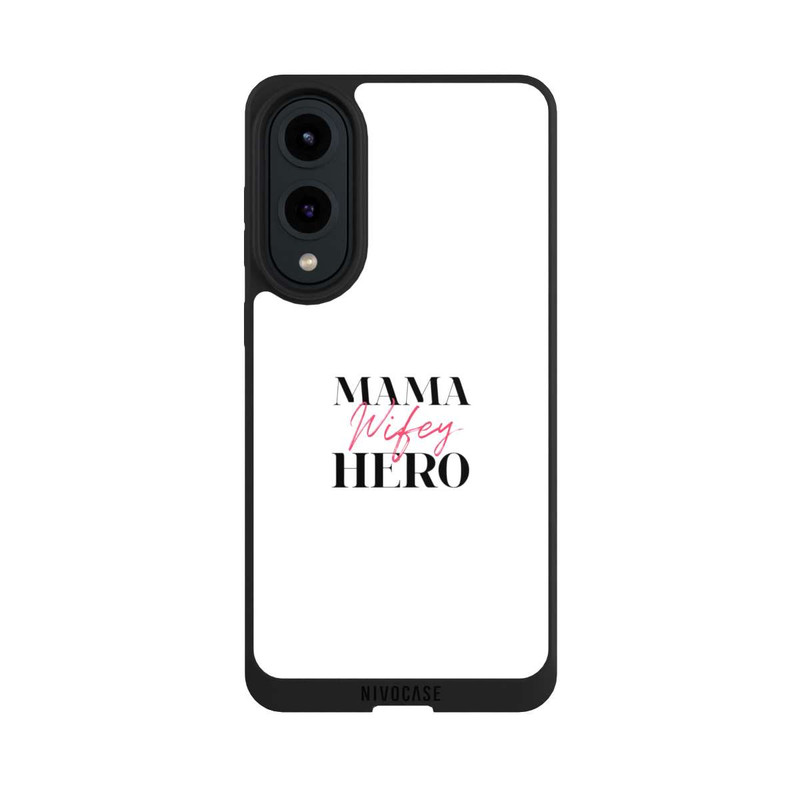 Galaxy S25 Edge NIVOpure Mama Wifey Hero White