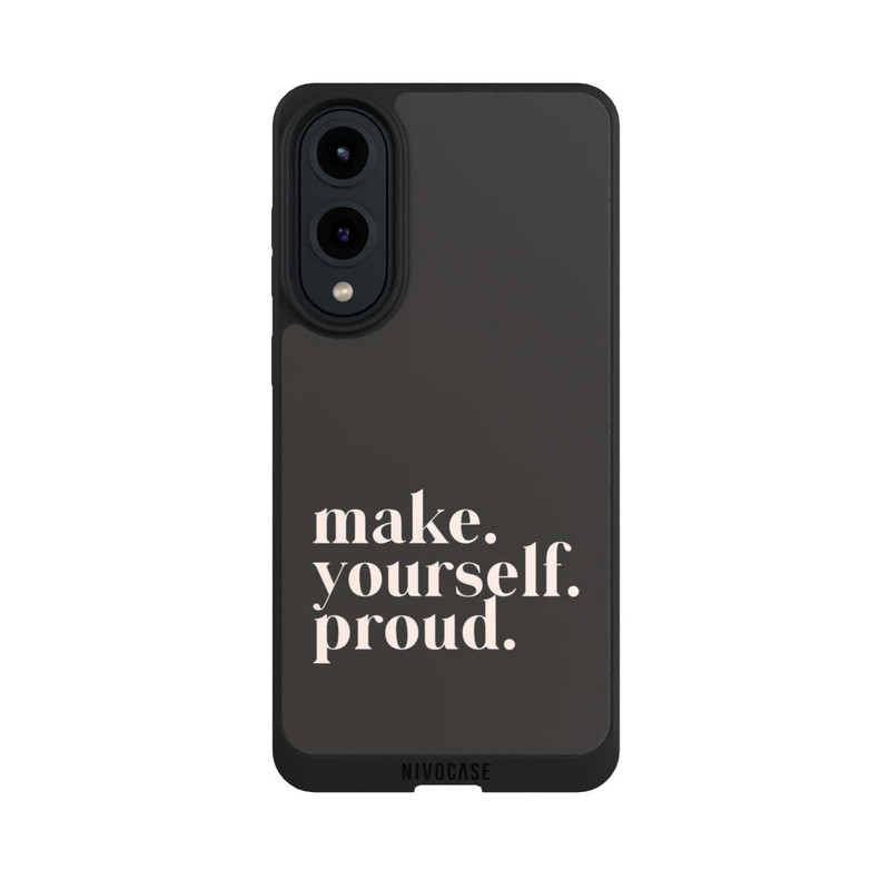 Galaxy S25 Edge NIVOpure Make Yourself Proud Quote