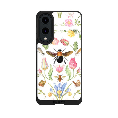 Samsung Galaxy S25 Edge NIVOpure Wildblumen mit Biene weiß