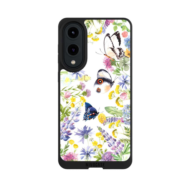 Galaxy S25 Edge NIVOpure Fleurs Printanières et Papillons