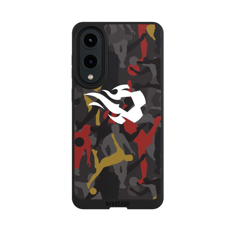 Galaxy S25 Edge NIVOpure Camouflage des flammes rouges belges