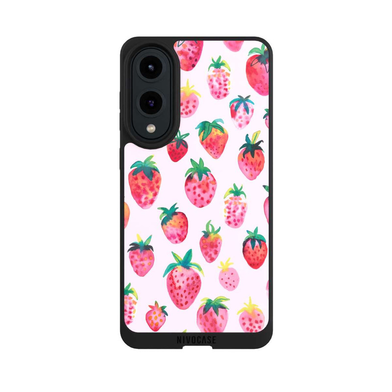 Galaxy S25 Edge NIVOpure Fraises aquarelles