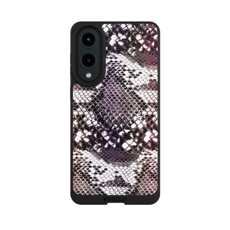 Galaxy S25 Edge NIVOpure motif en peau de serpent