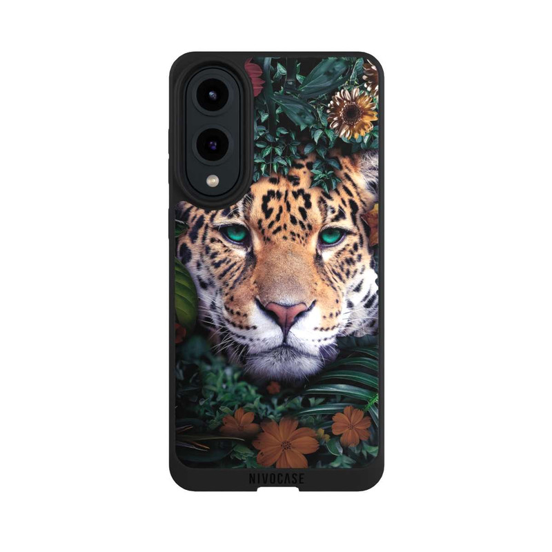 Galaxy S25 Edge NIVOpure Jaguar dans la jungle verte