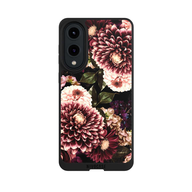 Galaxy S25 Edge NIVOpure Belles fleurs roses vintage