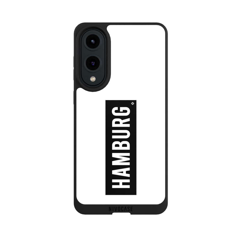 Galaxy S25 Edge NIVOpure HSV Hamburg Schwarz Weiss