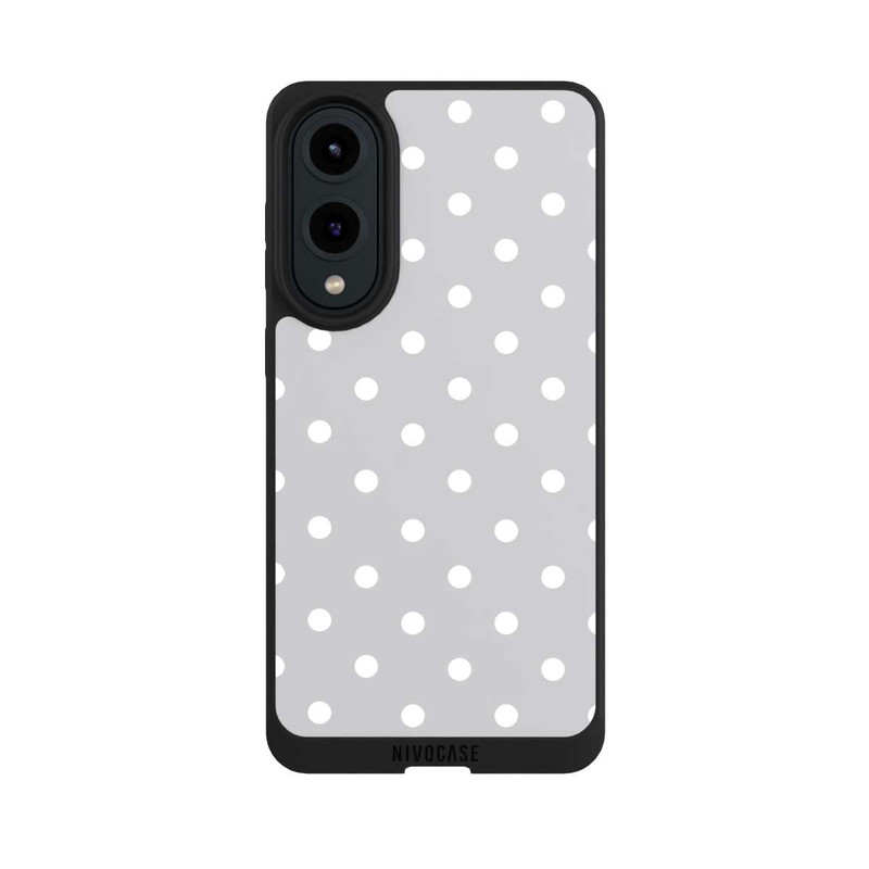 Galaxy S25 Edge NIVOpure Polka Dots Gris
