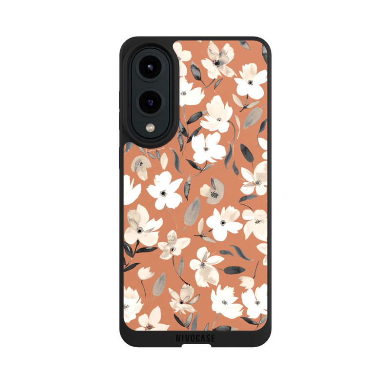 Galaxy S25 Edge NIVOpure Frische Herbstblumen Kupfer