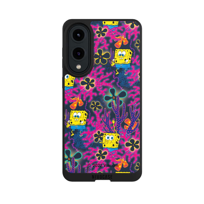 Galaxy S25 Edge NIVOpure Bob L'Éponge - Corail Pattern
