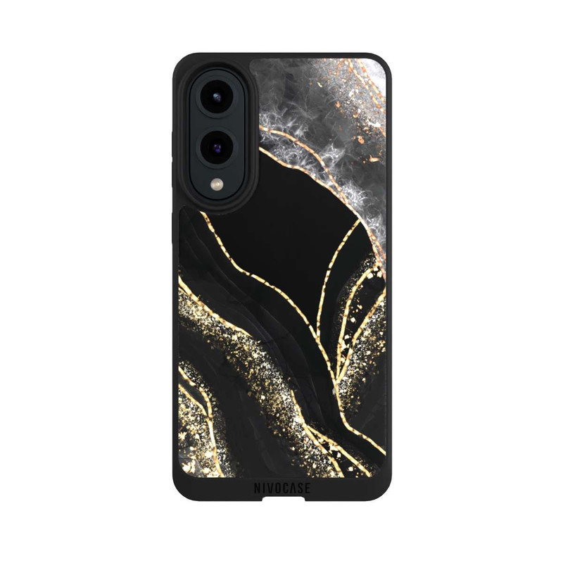 Galaxy S25 Edge NIVOpure Marbre Sombre Or