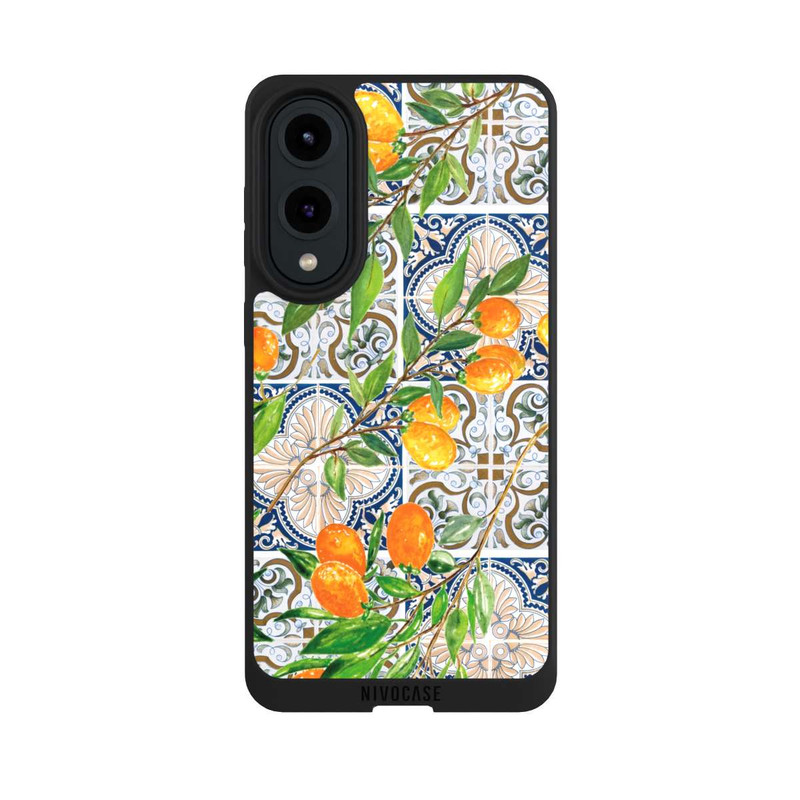 Galaxy S25 Edge NIVOpure Oranges Grecques Pattern
