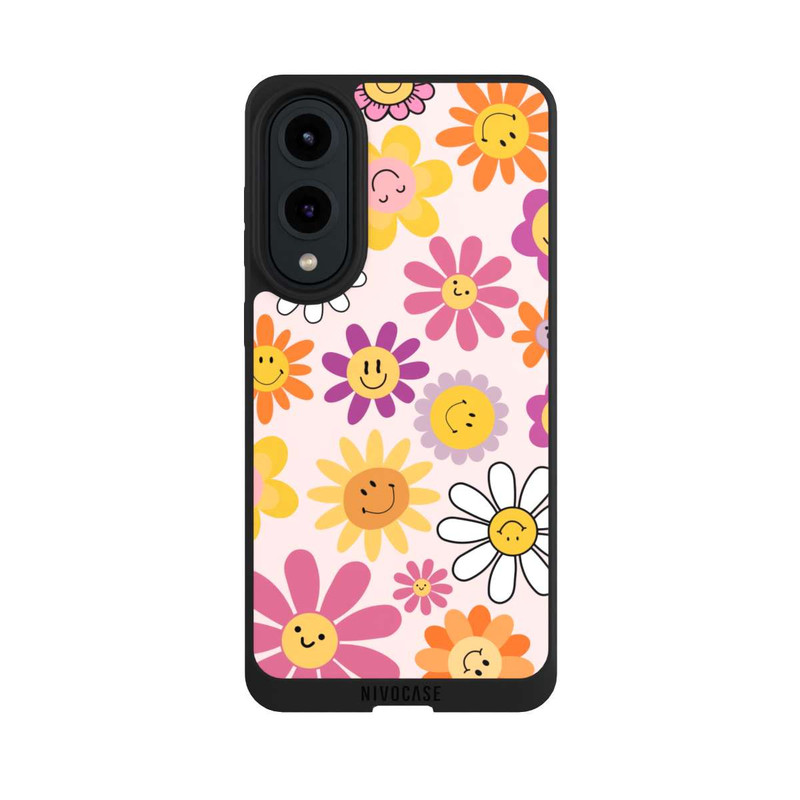 Galaxy S25 Edge NIVOpure Smiles Pink Flowers