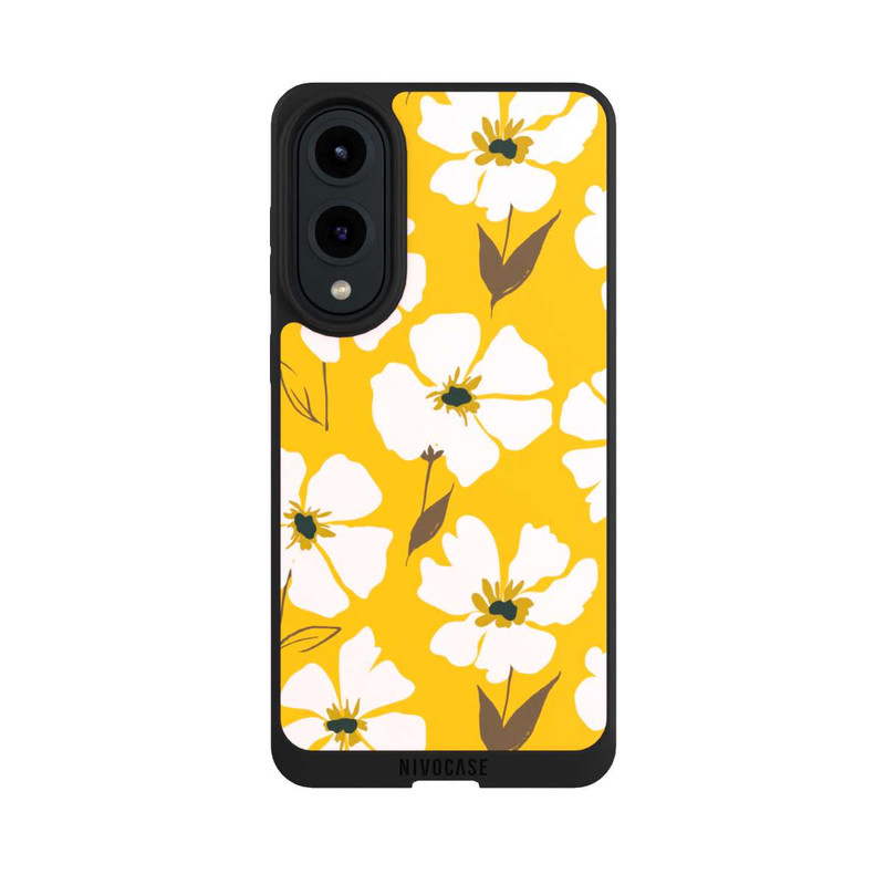 Galaxy S25 Edge NIVOpure Prairie Fleurie Ocre Jaune