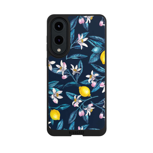 Samsung Galaxy S25 Edge NIVOpure Zitronen und Blüten dunkel