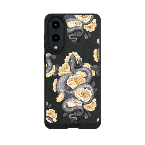 Samsung Galaxy S25 Edge NIVOpure Schlange und gelbe Blume
