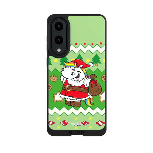 Samsung Galaxy S25 Edge NIVOpure Ugly Christmas Pummeleinhorn Grün