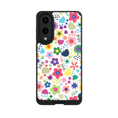 Samsung Galaxy S25 Edge NIVOpure Psychedelic Flowers Colorful