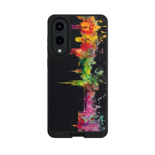 Samsung Galaxy S25 Edge NIVOpure Stockholm Sweden Skyline Black