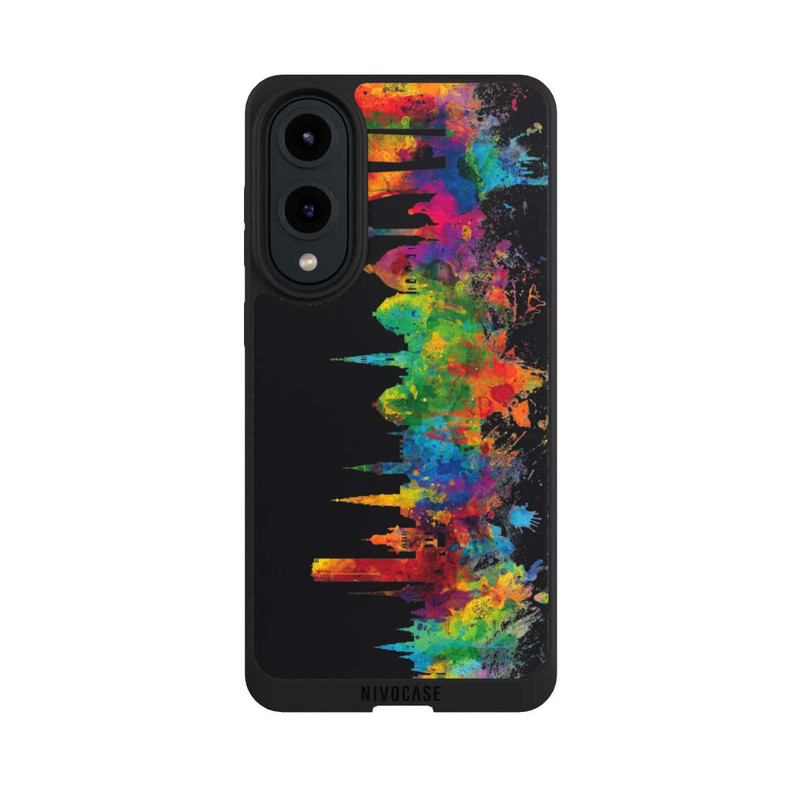 Galaxy S25 Edge NIVOpure Copenhague Danemark Ligne d'horizon Noir