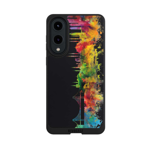 Samsung Galaxy S25 Edge NIVOpure Istanbul Turkey Skyline Black