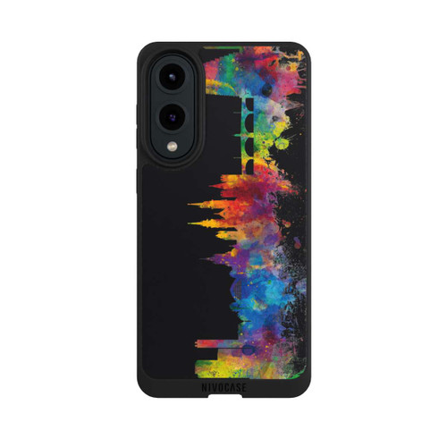 Samsung Galaxy S25 Edge NIVOpure Basel Schweiz Skyline Schwarz