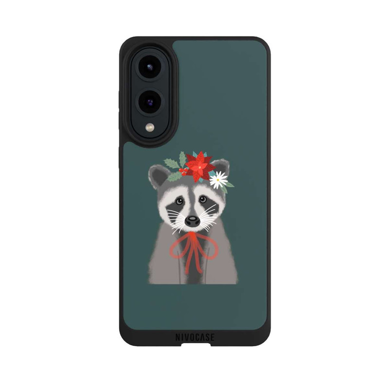 Galaxy S25 Edge NIVOpure Holiday Raccoon