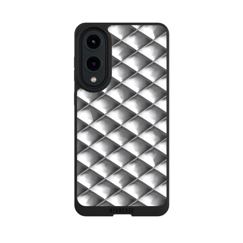 Samsung Galaxy S25 Edge NIVOpure Carrés argentés Glamour