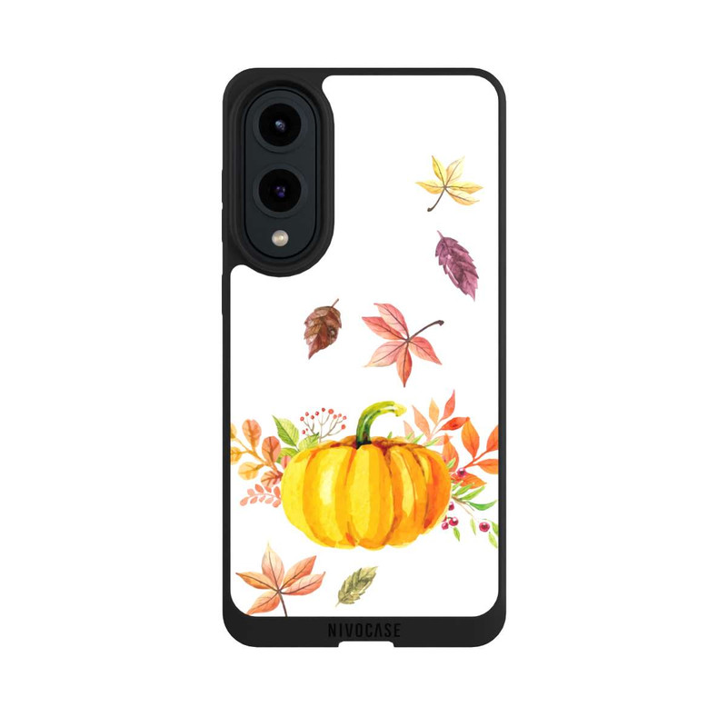 Galaxy S25 Edge NIVOpure Pumpkin-weißer Hintergrund 