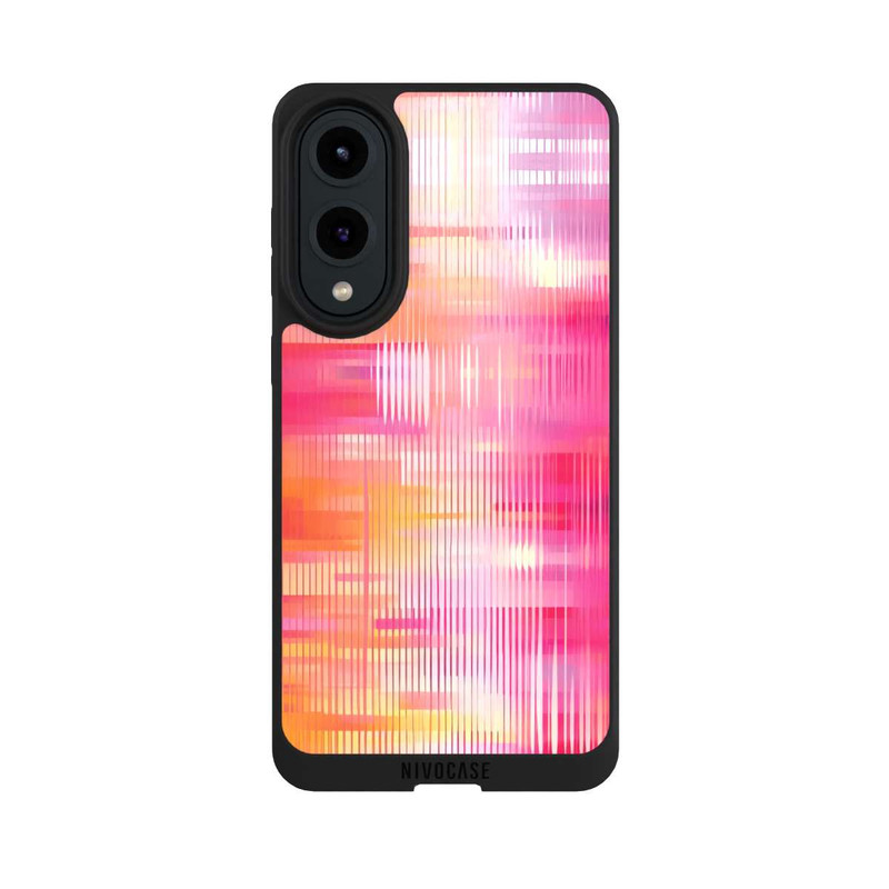 Galaxy S25 Edge NIVOpure Glitch Rose Orange