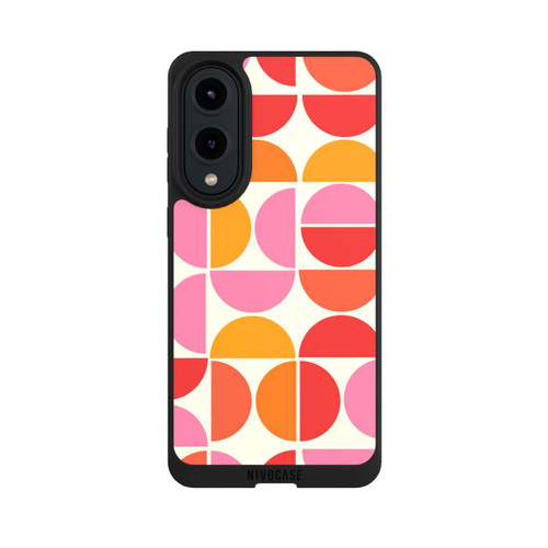 Samsung Galaxy S25 Edge NIVOpure Retro Trend Pattern Orange
