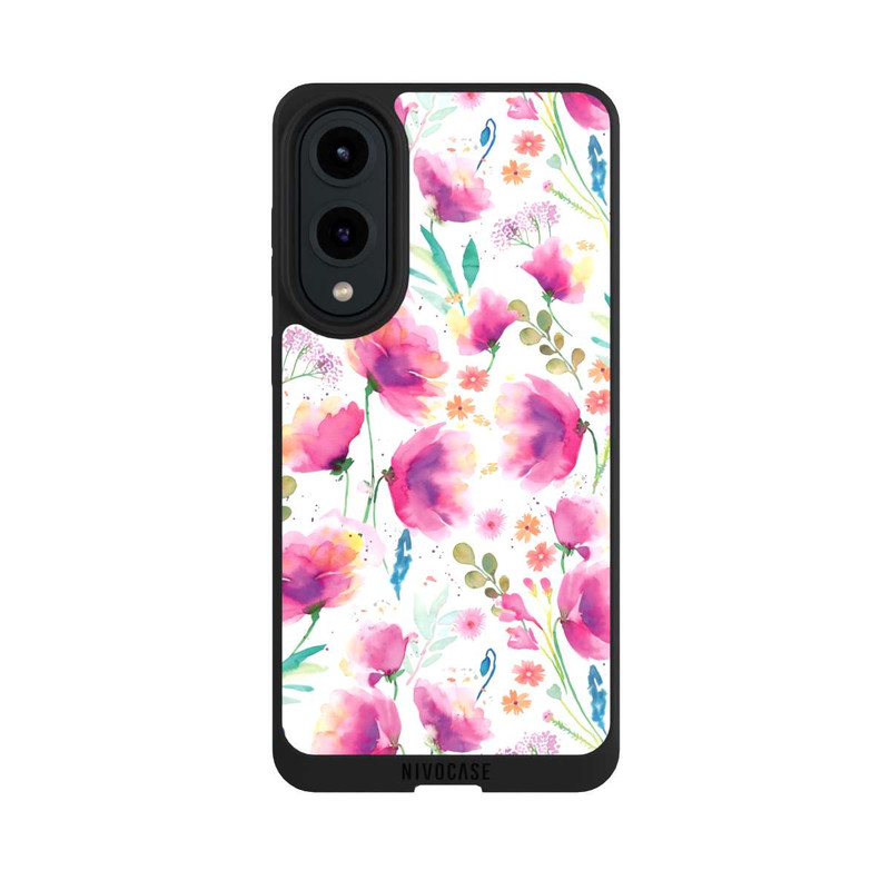 Galaxy S25 Edge NIVOpure Watercolor Abstract Poppies