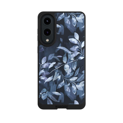 Samsung Galaxy S25 Edge NIVOpure Watercolor Mystic Leaves Navy