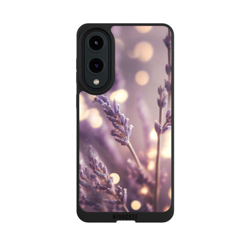 Samsung Galaxy S25 Edge NIVOpure Lavender Close Up with AI