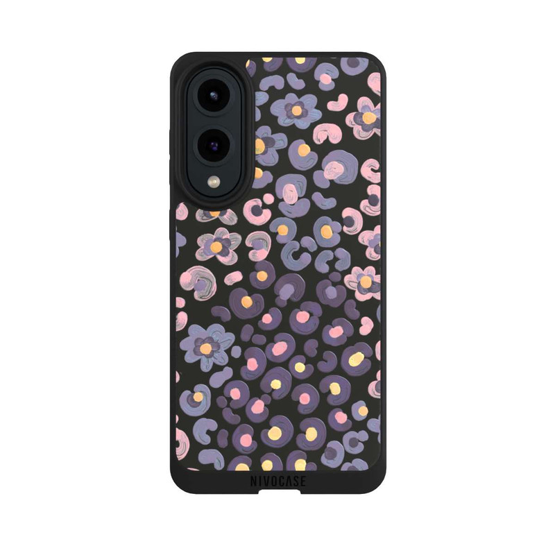 Galaxy S25 Edge NIVOpure Peau d'animal avec fleurs