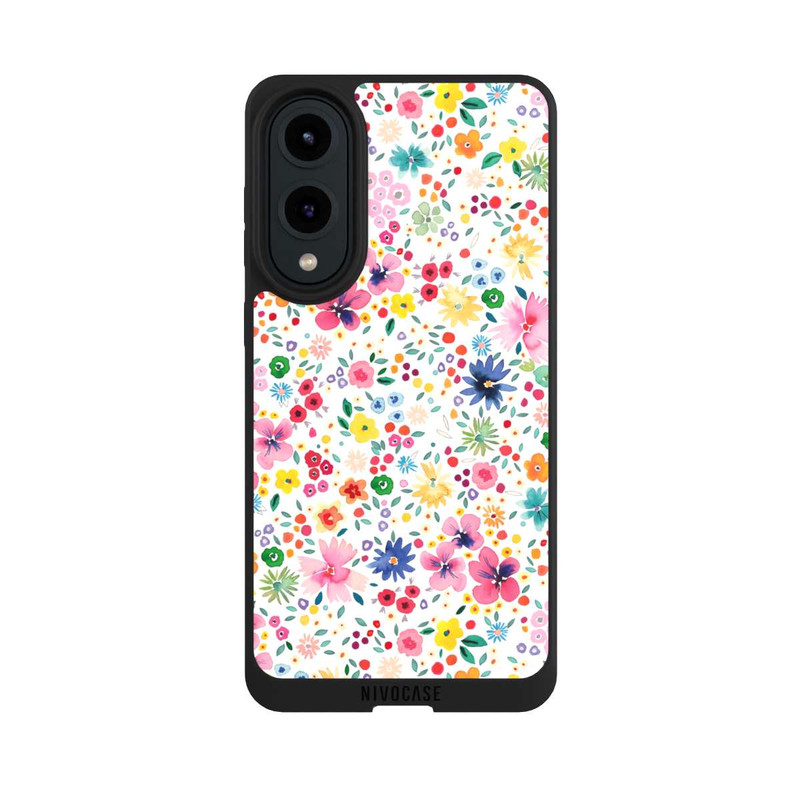 Galaxy S25 Edge NIVOpure Millefleurs Pink Spring Garden
