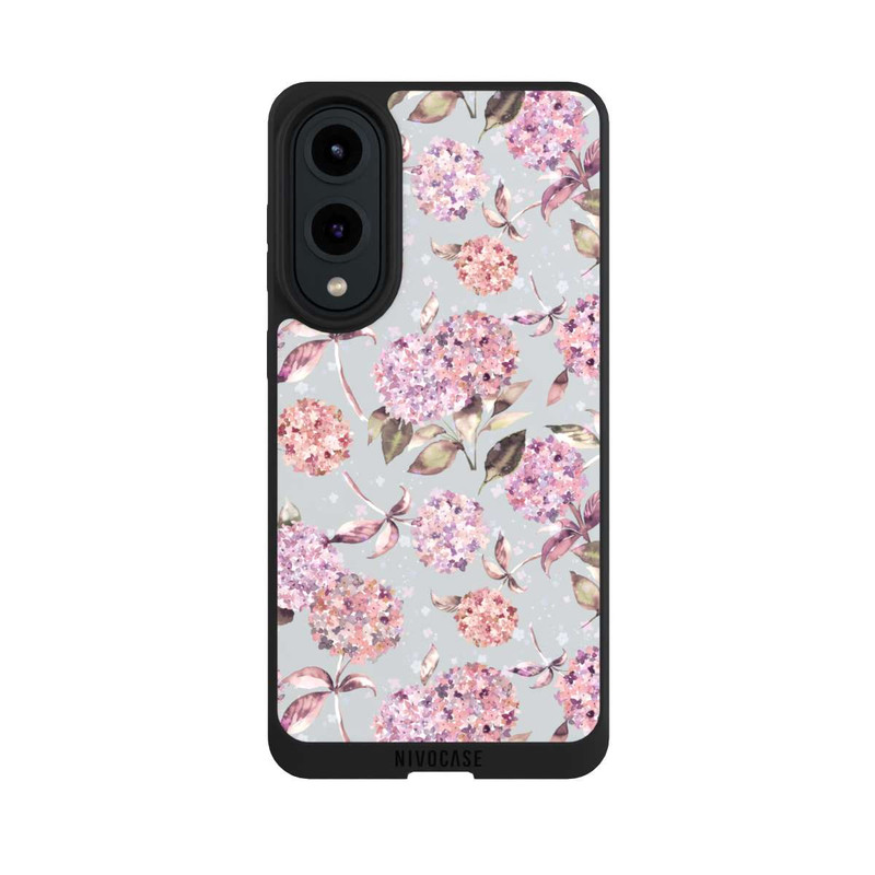 Galaxy S25 Edge NIVOpure Pastel Magic Hydrangea Floral Watercolor Pink
