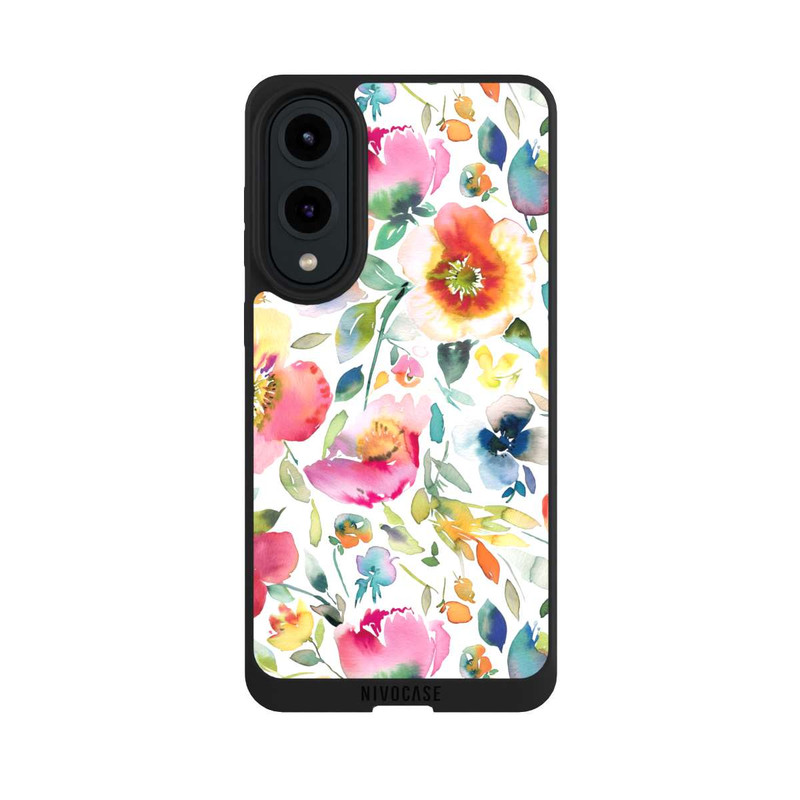 Galaxy S25 Edge NIVOpure Psychedelic Poppies Multicolor