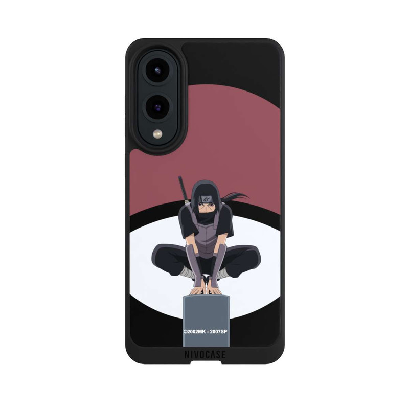 Galaxy S25 Edge NIVOpure Symbole Itachi Uchiha noir
