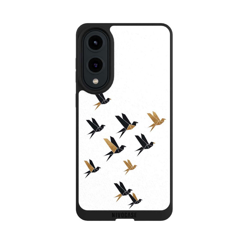 Galaxy S25 Edge NIVOpure Collage d'oiseaux en origami