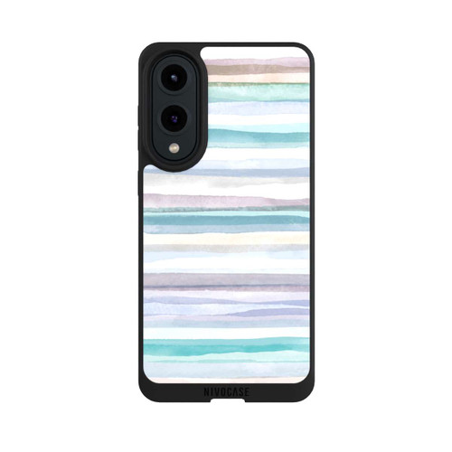 Samsung Galaxy S25 Edge NIVOpure Pastel Stripes Blue