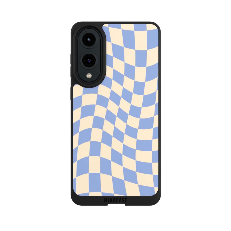 Galaxy S25 Edge NIVOpure Blue chessboard