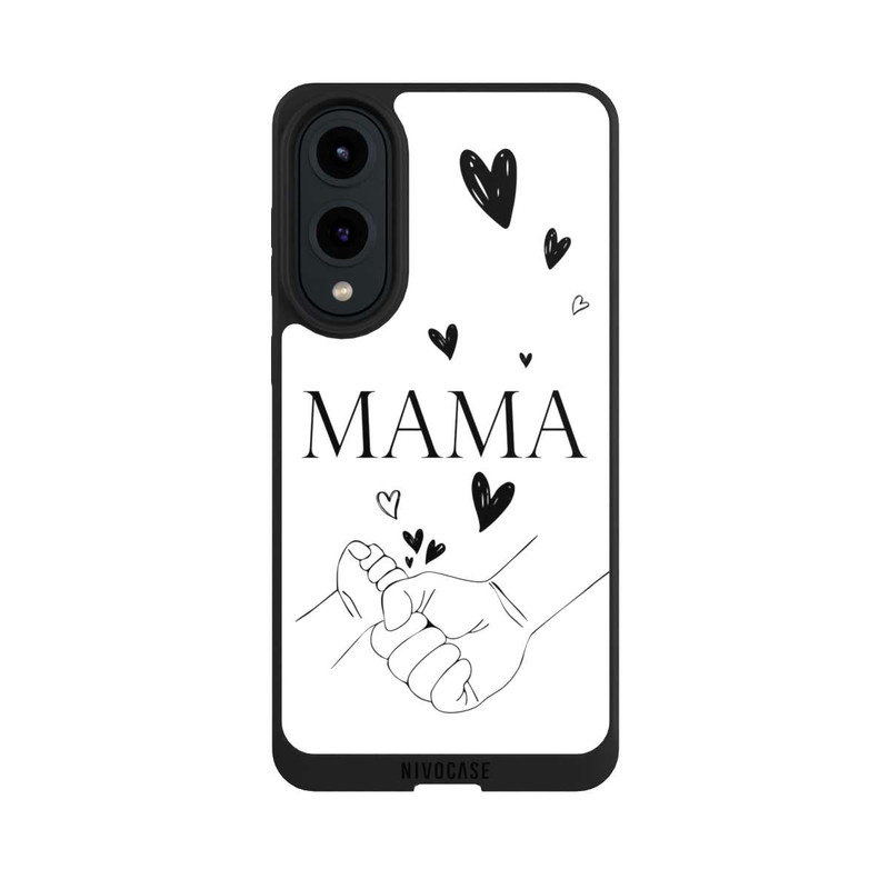 Galaxy S25 Edge NIVOpure Mothers Day Line Art Hands Black and White