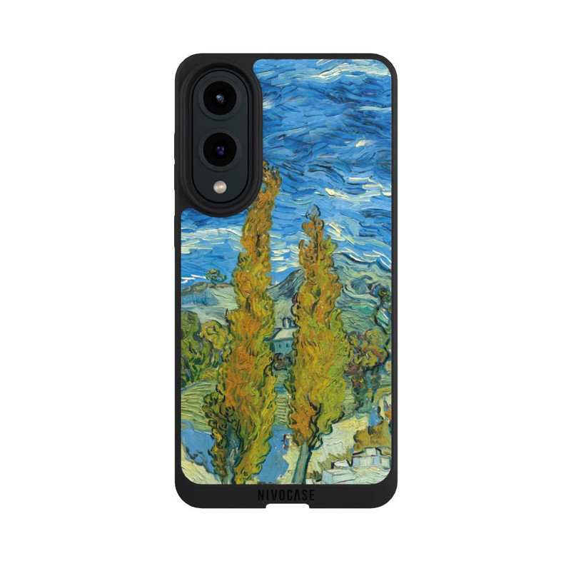 Galaxy S25 Edge NIVOpure Two Poplars in the Alpilles near Saint-Rémy by Van Gogh